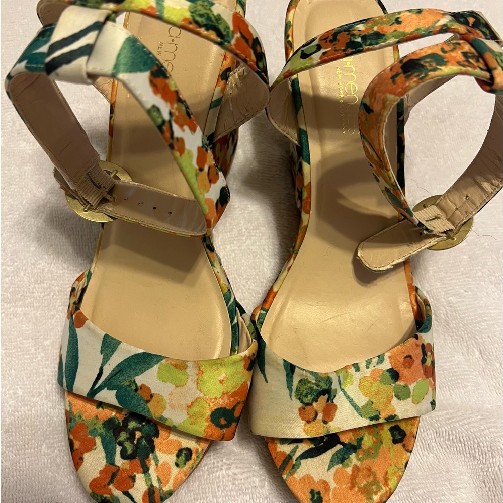 Multi color wedge very nice and sexy on legs